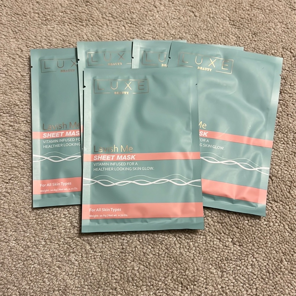 Luxe Beauty Lavish Me 5 Piece Face Mask Set